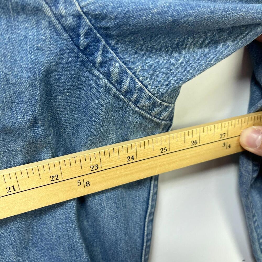 Vintage Polo Ralph Lauren Country Denim Snap Button Up Shirt - Picture 8 of 15